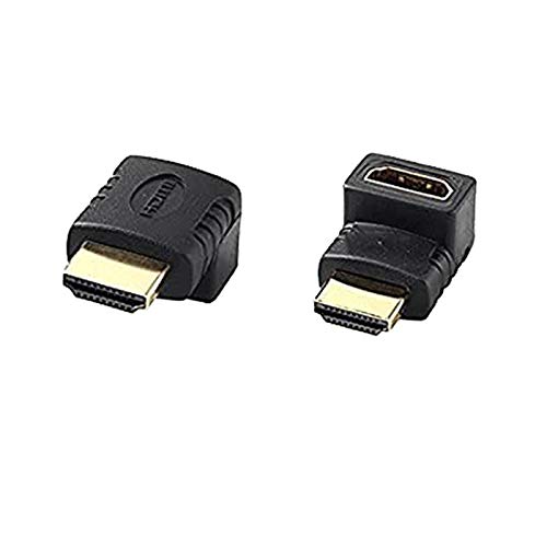 Amazon | HDMIケーブル変換アダプタ オス/メス 90度+HDMIアダプタ270度